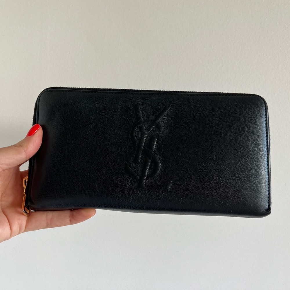 YSL Belle De Jour Wallet - Black